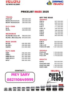 HARGA ISUZU
